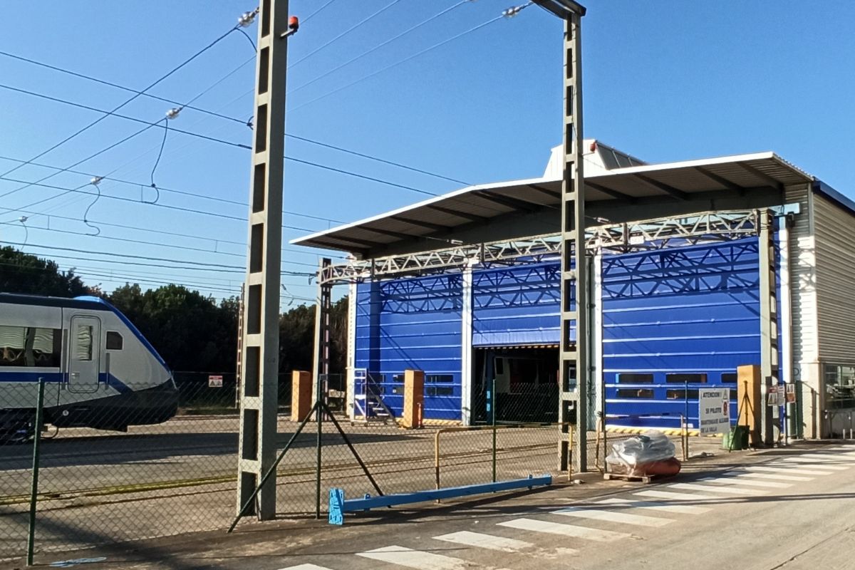 Puerta industrial Alstom