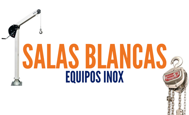 Equipos industriales inoxidables para salas de blancas